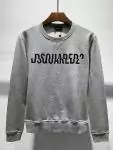 dsquared2 2019 sweatshirt round collar gray ds265